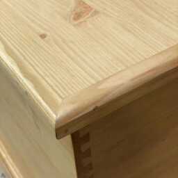 Hand Made Pine Blanket Box, Storage Chest, Trunk, Ottoman, Coffee Table, Toy Box - thumbnail 3