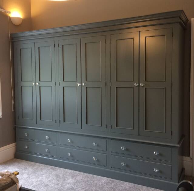 Wardrobe - 6 Door Drawer Edwardian Style - image 1