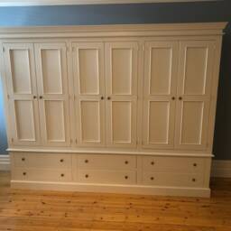 Wardrobe - 6 Door Drawer Edwardian Style - thumbnail 2