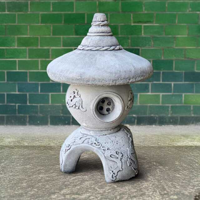 Outdoor Pagoda Statue Concrete Zen Garden Figurine Stone Lantern Decor Pagoda Sculpture Tranquil Yard Art Lawn Ornament Holiday Gift Idea - image 1