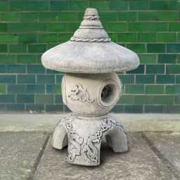 Outdoor Pagoda Statue Concrete Zen Garden Figurine Stone Lantern Decor Pagoda Sculpture Tranquil Yard Art Lawn Ornament Holiday Gift Idea - thumbnail 4