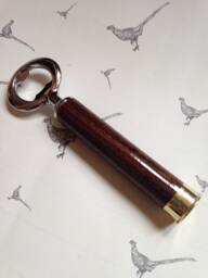 Holland & Shotgun Shell Solid Walnut Bottle Opener - thumbnail 1