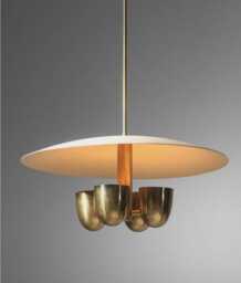 Mid Century Italian Sputnik Chandelier 1950S Modern Raw Brass 4-Light Pendant Ceiling Fixture Kalmar Dining - thumbnail 1