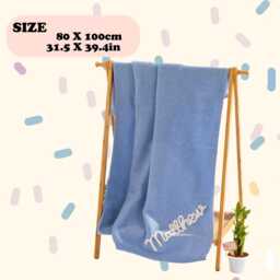 Personalized Baby Blanket Embroidered Name, Soft Knit Stroller Blanket - thumbnail 4