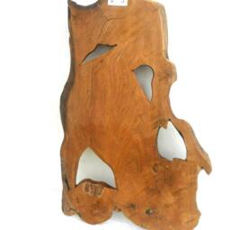 "Natural Teak Wood Carving Horse Head Wooden Hand Carvedhorse Wall Hanging Home Art Decor/Gift 18.5""x11.5" - thumbnail 3
