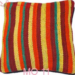 Peruvian Cushion Cover, Handmade Woven Merino Wool Cover For The Living Room - thumbnail 4