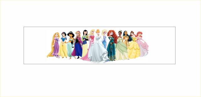 13x Princesses - 590mm - Wall Stickers - image 1