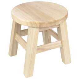 Personalised Wooden Stool - Childs Nursery Decor- Woodland Creatures - thumbnail 4