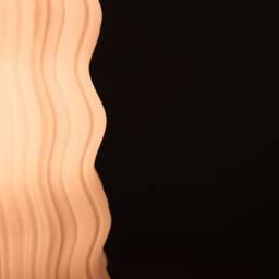 Audrey Wavy Mushroom Table Light - Retro 70S Bubble Decor 3D Printed Bedside Lamp - thumbnail 2