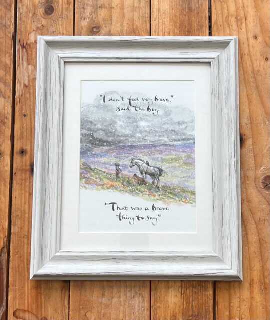 Framed Print From Always Remember - The Boy Mole Fox, Horse & The Storm By Charlie Mackesy