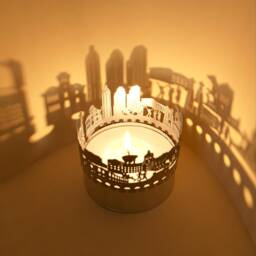 Indianapolis Skyline Candle Attachment Shadow Play Souvenir - thumbnail 3