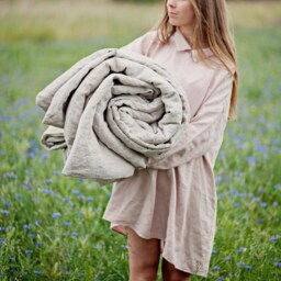 Linen Duvet Cover 155x220 cm. 100% Softened Linen. - Us Duty Paid - thumbnail 4
