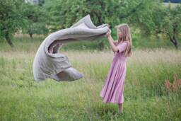 Linen Duvet Cover 155x220 cm. 100% Softened Linen. - Us Duty Paid