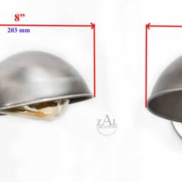 Wall Light. Picture Light. Parabolic Shade Sconce. Industrial. Edison. Dieselpunk - thumbnail 4