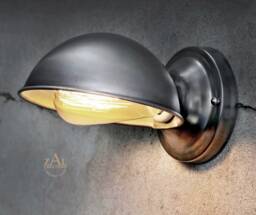 Wall Light. Picture Light. Parabolic Shade Sconce. Industrial. Edison. Dieselpunk