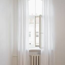 Handmade Linen Curtain Panel Set Semi-Sheer Rod Pocket Curtains - thumbnail 2