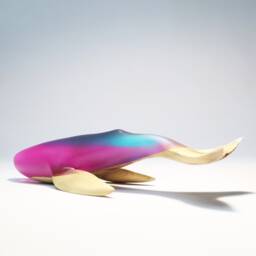 Duo Whale Sculpture - 17 - thumbnail 3