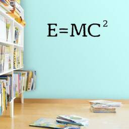 Vwaq E=Mc2 Wall Decal Science Art Stickers Einstein Vwaq-618 - thumbnail 1