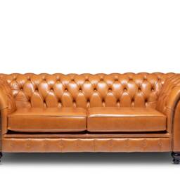 Chesterfield Belmont Real Leather Two/Three Seater Sofa Old English Bruciato - thumbnail 2