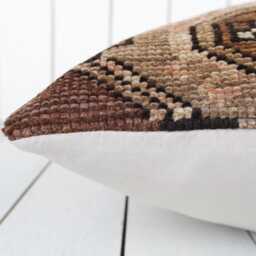 16x16 Turkish Kilim Pillow Cover Vintage Bohemian Cushion - thumbnail 4