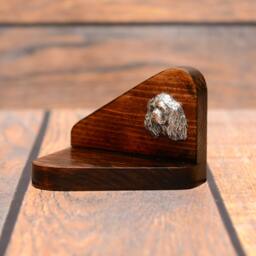 Cavalier - Wooden Candlestick With Dog, Souvenir, Decoration, Limited Edition, Collection - thumbnail 2