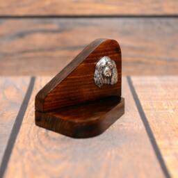 Cavalier - Wooden Candlestick With Dog, Souvenir, Decoration, Limited Edition, Collection - thumbnail 3