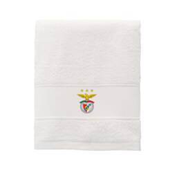 White Bath Towel 100x150 - Benfica Stars - thumbnail 3