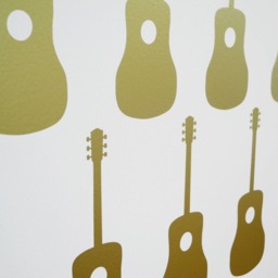 Acoustic Guitar/Rock Music Wall Art Decals/stickers - Various Colours & Sizes - thumbnail 2
