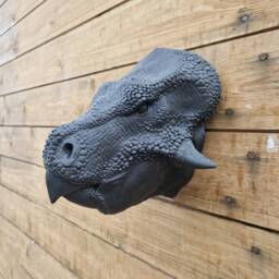 Leptoceratops Wall Art - Dinosaur Decor 3D Printed - thumbnail 1