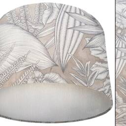 Tropical Fern Lampshade Grey Ceiling Or Table Light Shade - thumbnail 3