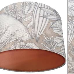 Tropical Fern Lampshade Grey Ceiling Or Table Light Shade - thumbnail 2