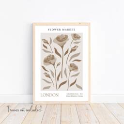 Neutral Beige Gallery Wall Art Set, Set Of 6 Modern Boho Art Prints, Cream Home Decor, Natural Beach Banksy - thumbnail 3