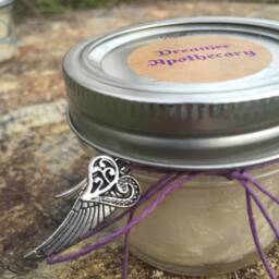 Empath Shield Candle Beeswax Wood Wick, Jasmine Rose Scent - thumbnail 4