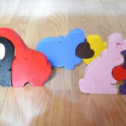 Wooden Puzzle/Rabbit Valentine's Day Gift Lovers' - thumbnail 4