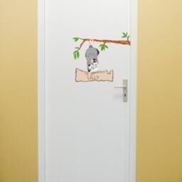 "Wall Sticker ""Opossum Door Sign" - thumbnail 3