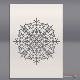 Mandala Stencil, For Walls Art & Furniture. St68 - thumbnail 3