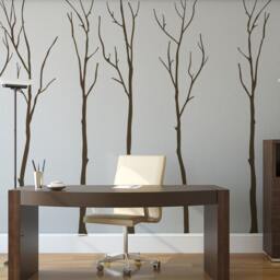 Decals For Walls Winter Trees Sticker Bedroom Home Office Decor Decals Art Decalisland -Winter Wall Decal Sd 056 - thumbnail 2