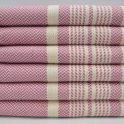 "Turkish Towel, Violet Color Towel, 40""x70" - thumbnail 2