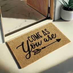Come As You Are Doormat - Inclusive Welcome Mat Simple Coir Entryway Rug Message Of Belonging, Love & Openness For Every Home - thumbnail 2