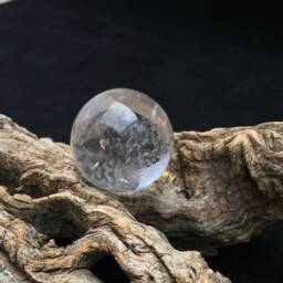 Palm Size Beauty Polished Quartz Crystal Sphere - 1-5 - thumbnail 3