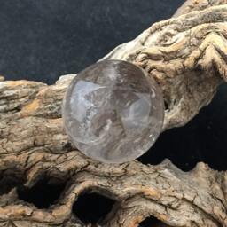 Palm Size Beauty Polished Quartz Crystal Sphere - 1-5 - thumbnail 1