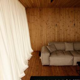 Flat Handmade Rug, Modern Black & White Carpet - thumbnail 3