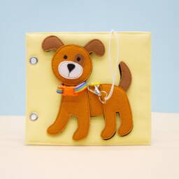 Quiet Book Activity Toy - Educational Montessori Gift For 1 Year Old Minimoms - thumbnail 1