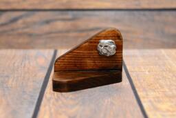 British Shorthair - Wooden Candlestick With Cat, Souvenir, Decoration, Limited Edition, Collection - thumbnail 1