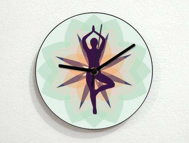 Yoga Hindu Tree - Wall Clock - image 1