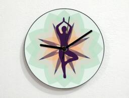 Yoga Hindu Tree - Wall Clock - thumbnail 1