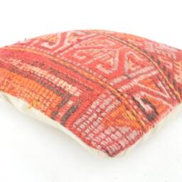 Kilim Cushion Cover, Pillow, Home Decor, Cojin Lana , Unico, 40x40 cm , 16x16Inc, Decor , Decorative Pillow - thumbnail 4