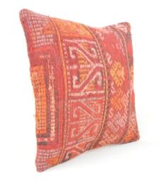 Kilim Cushion Cover, Pillow, Home Decor, Cojin Lana , Unico, 40x40 cm , 16x16Inc, Decor , Decorative Pillow - thumbnail 2