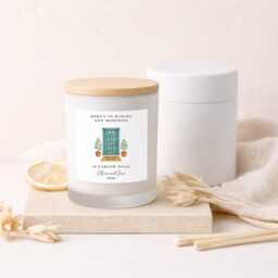 Personalised New Home Candle Gift - Housewarming Custom Address Present Moving House For Couples Our First - thumbnail 3
