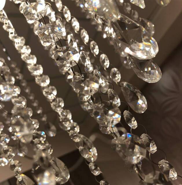 Drops Or Hanging Crystals, Spare Parts For Chandeliers By Venini, Artemide, Maria Theresa & Chains, in Murano Glass, Swarovski Bohemia - image 1
